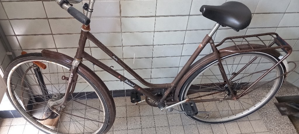 fiets, Ophalen, Terugtraprem, Gebruikt, Batavus