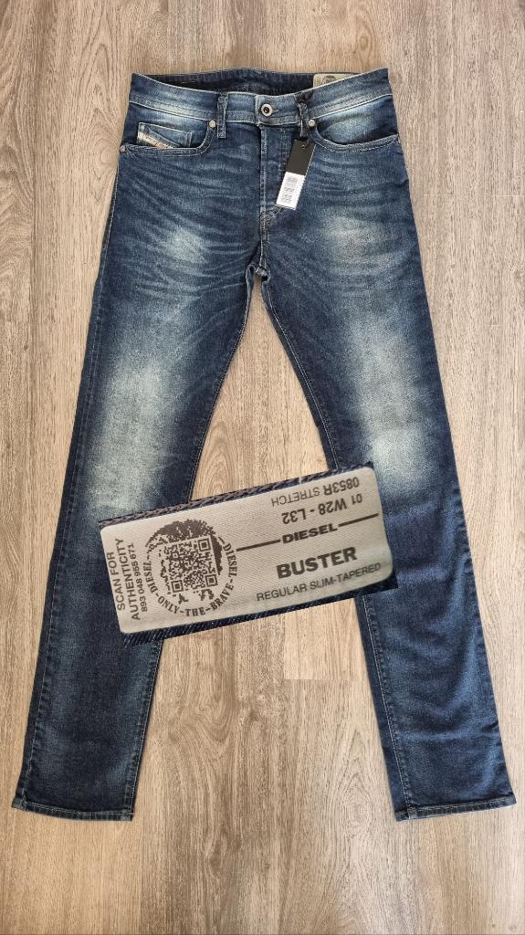2324 buster, Kleding | Heren, Spijkerbroeken en Jeans, Diesel, Blauw, Diesel, Nieuw