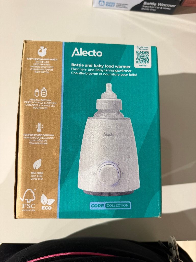 Alecto Flesverwarmer - BW800 - White, Ophalen of Verzenden, Nieuw