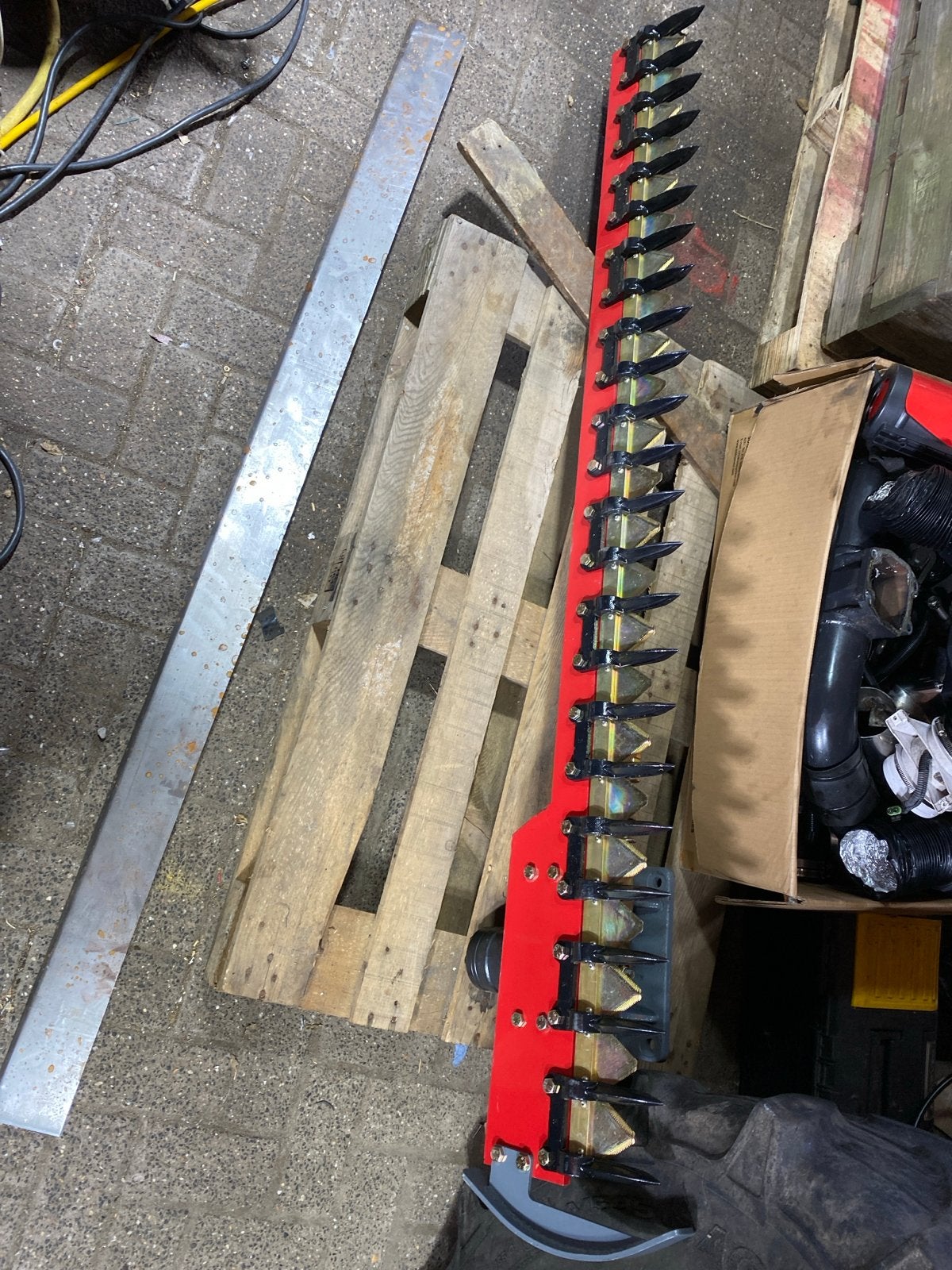 Hydraulische maaier/ Heggeschaar. Kraffter CH180 Flail Mower, Ophalen, Nieuw