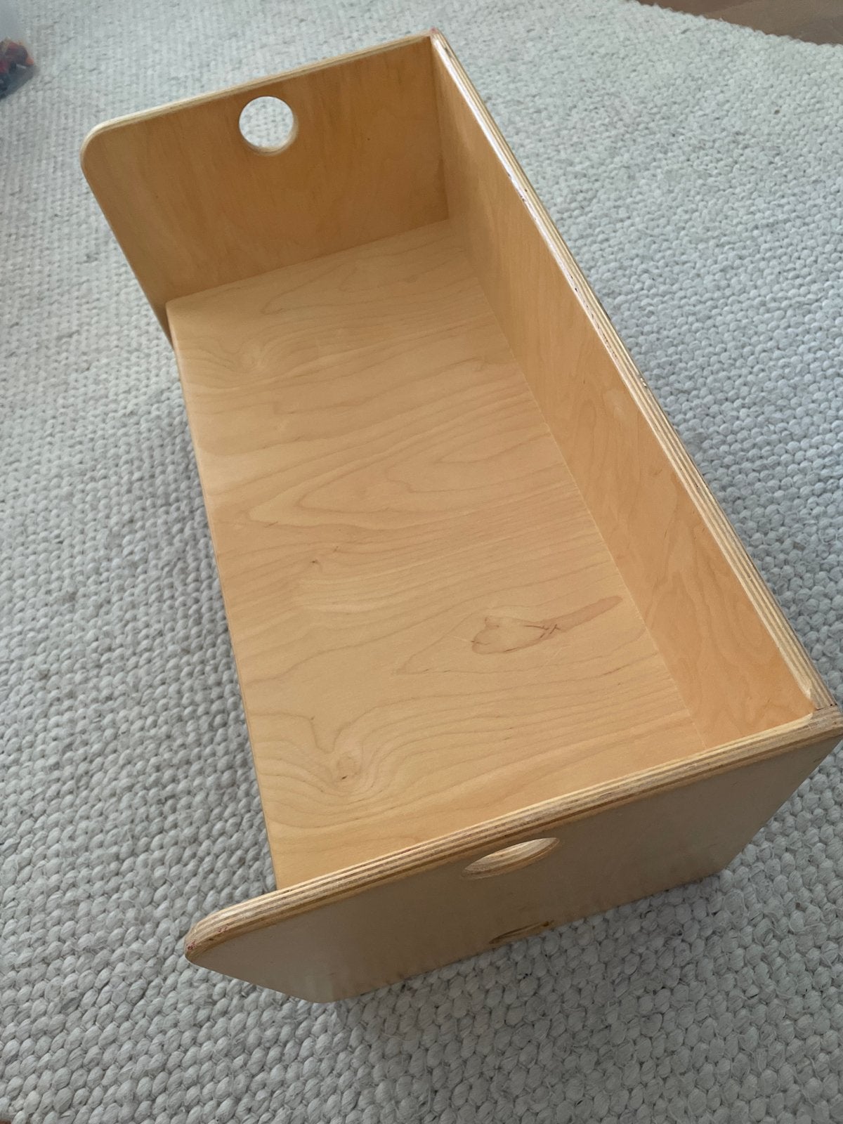 Houten kubus kinder bank/tafel van Van Dijk Toys, Ophalen, Gebruikt, Overige typen