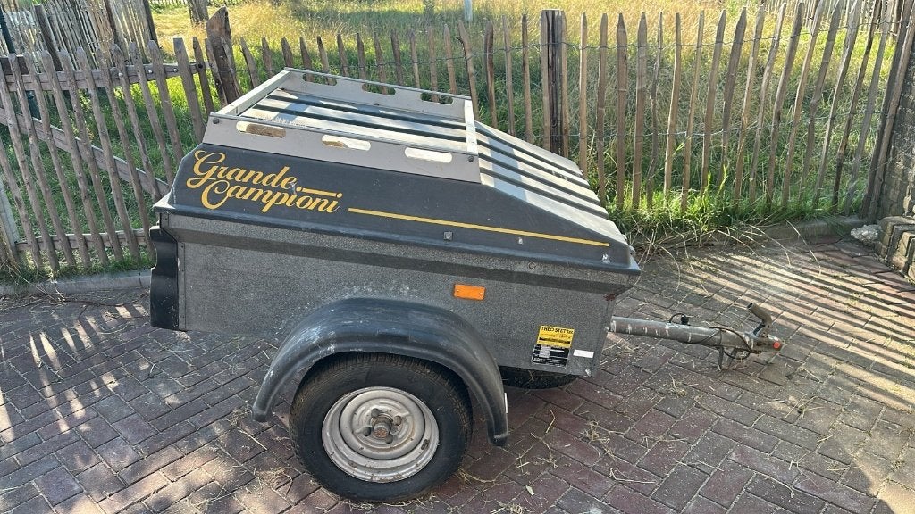 Aanhanger met deksel, Ophalen, Gebruikt