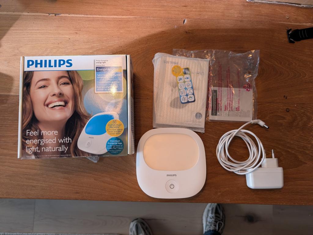 Philips Energy Light Blauw Licht - Met doos en handleiding, Ophalen of Verzenden, Zo goed als nieuw, Overige typen
