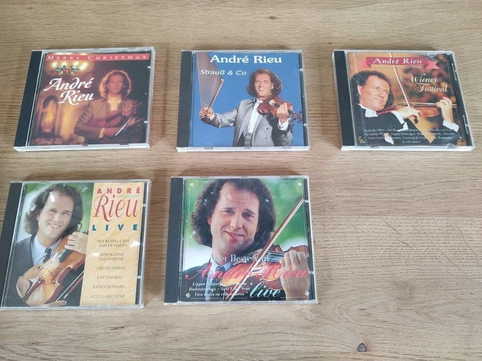 André Rieu CD collectie - 5 albums, in 1 koop 10 euro, Gebruikt, Overige componisten, Modernisme tot heden, Ophalen of Verzenden