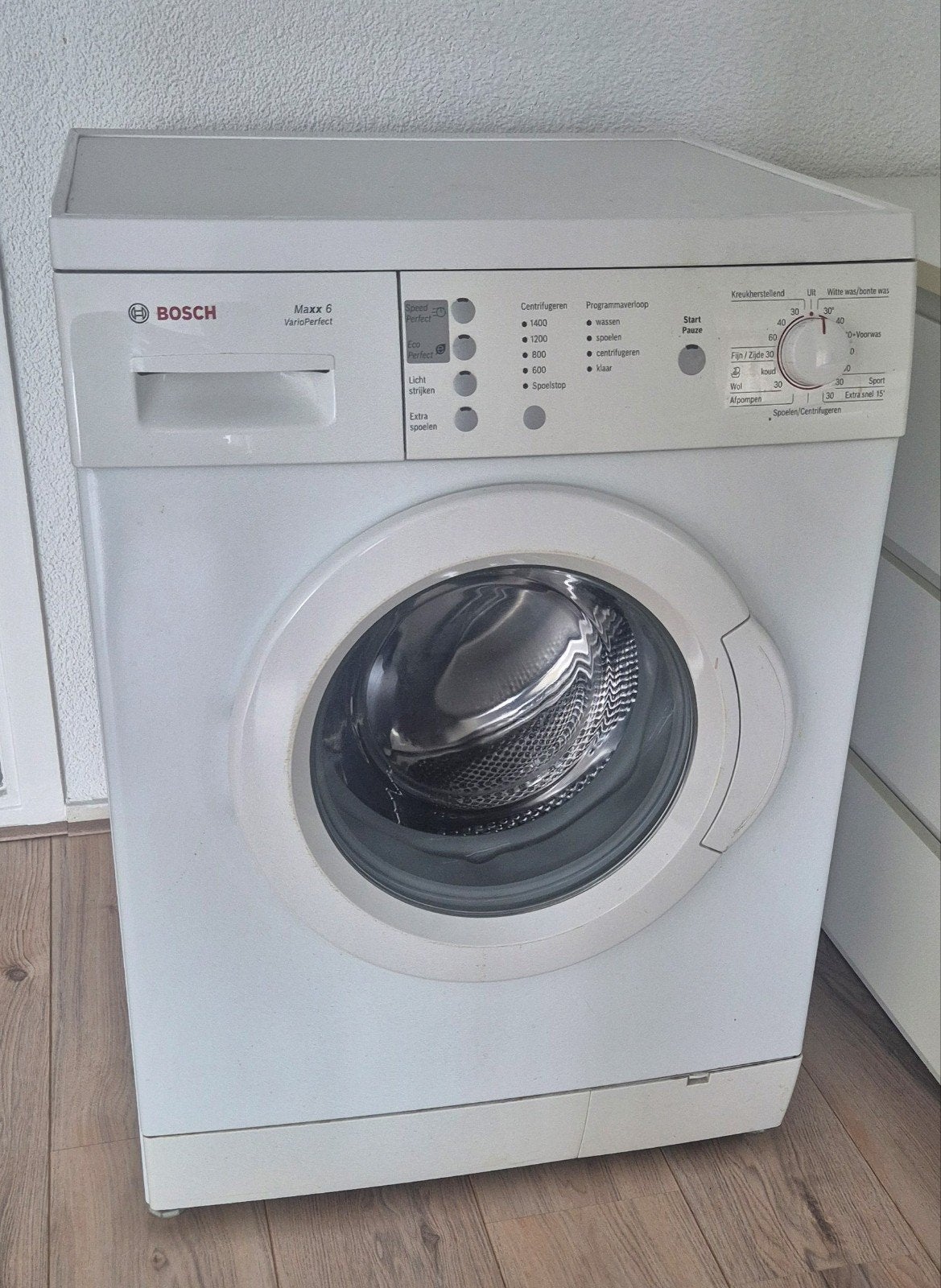 Bosch Maxx 6 VarioPerfect Wasmachine, Witgoed en Apparatuur, Wasmachines, Ophalen, Gebruikt, Voorlader, Kort programma