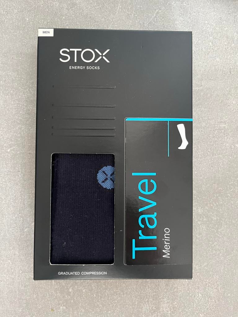 Stox Travel Socks voor mannen - Maat 39-44, Ophalen of Verzenden, Nieuw, Maat 39 t/m 42, Zwart