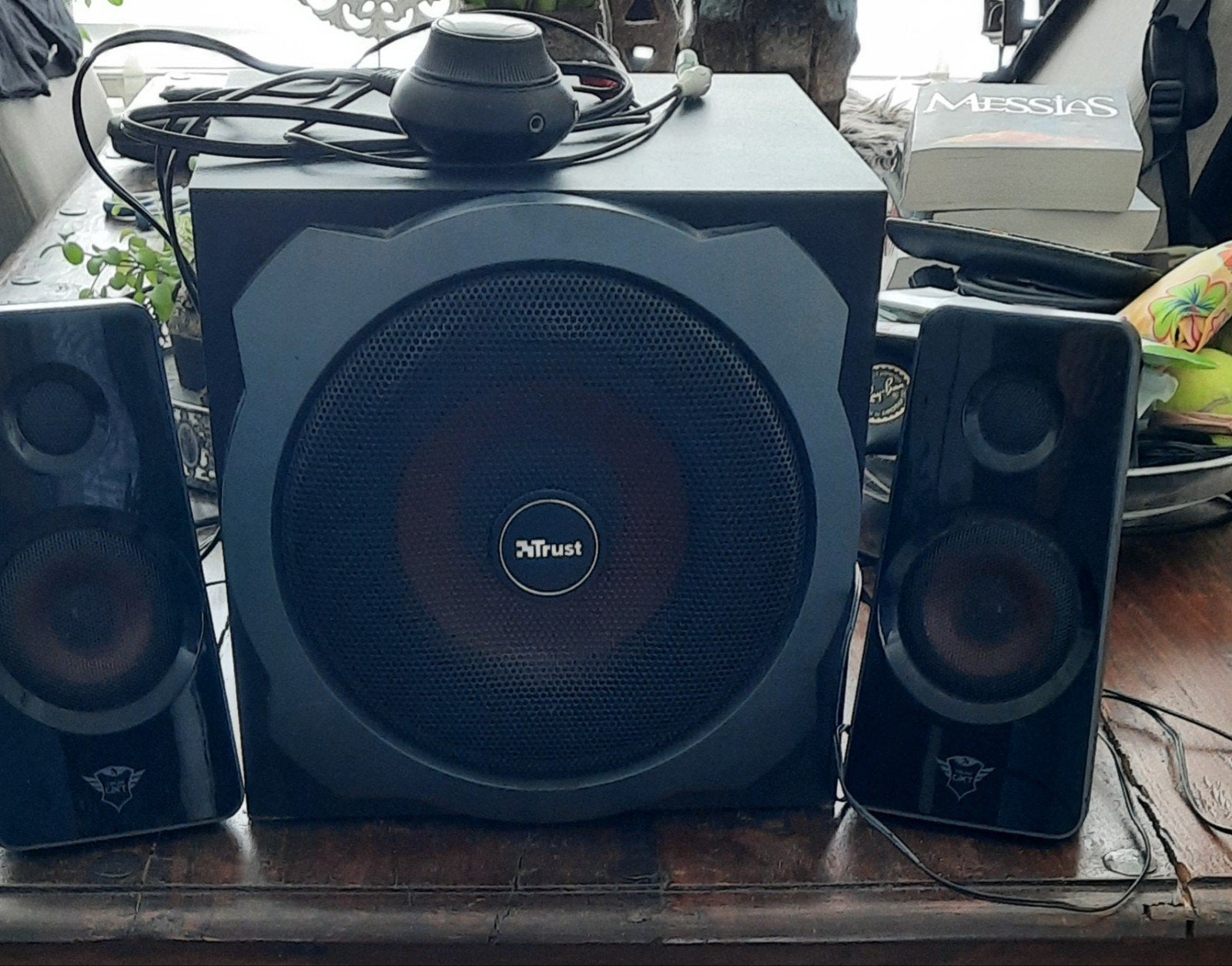 Trust Tytan 2.1 luidsprekerset met subwoofer, Ophalen, Gebruikt, Inclusief kabels, Speakerset