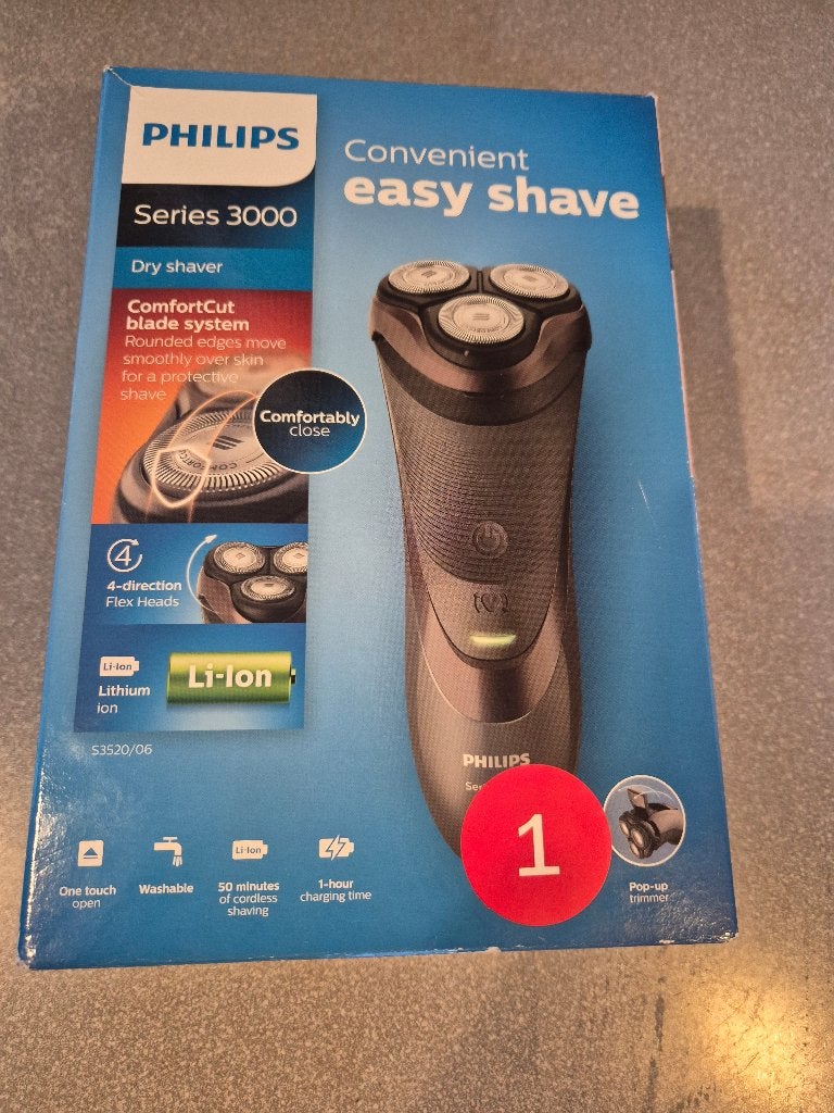 Philips Shaver Series 3000 S3520/06 - Scheerapparaat, Witgoed en Apparatuur, Persoonlijke-verzorgingsapparatuur, Ophalen of Verzenden