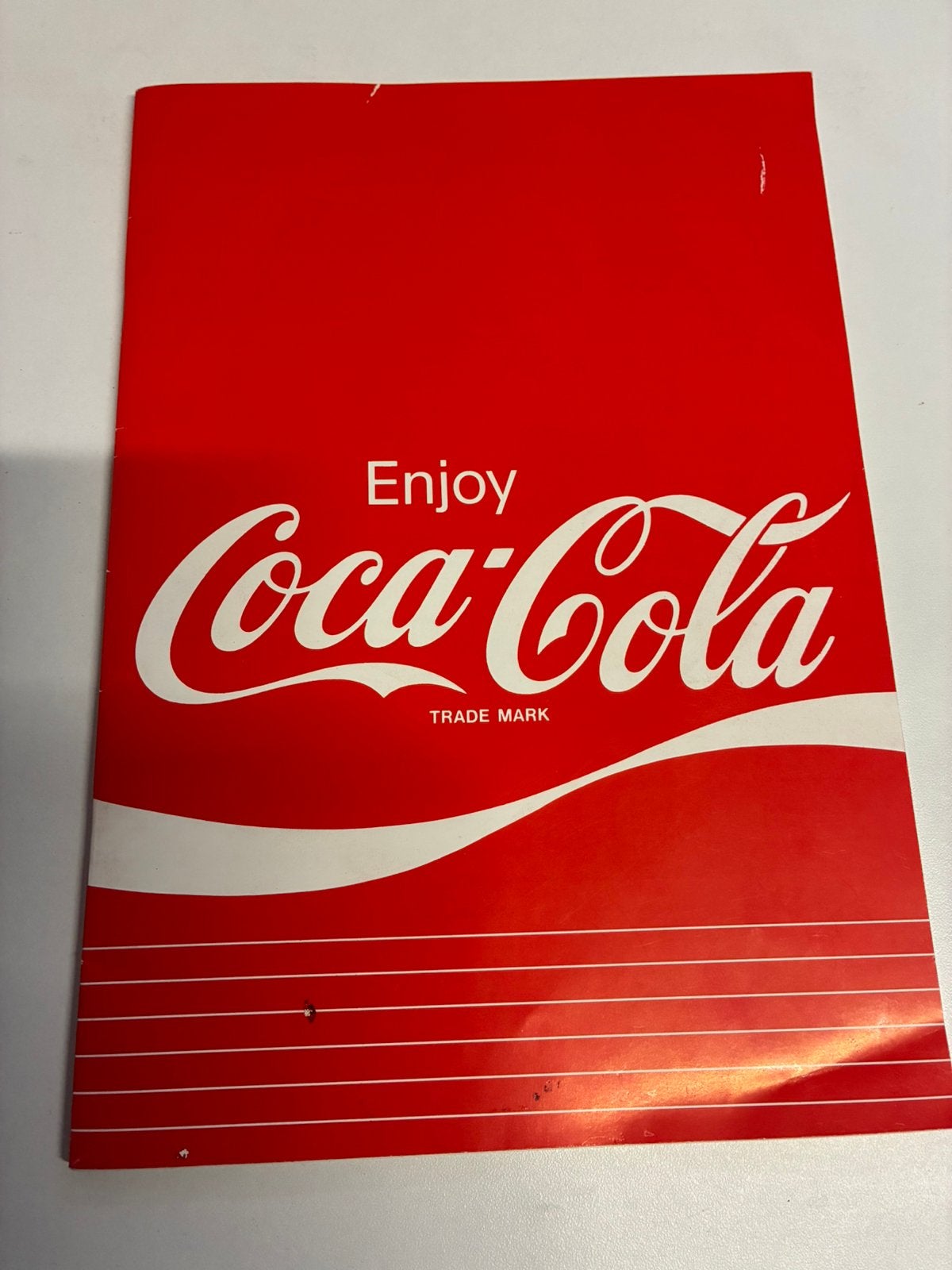 Prachtig groot Coca Cola schrift gelijnd, Ophalen of Verzenden, Zo goed als nieuw