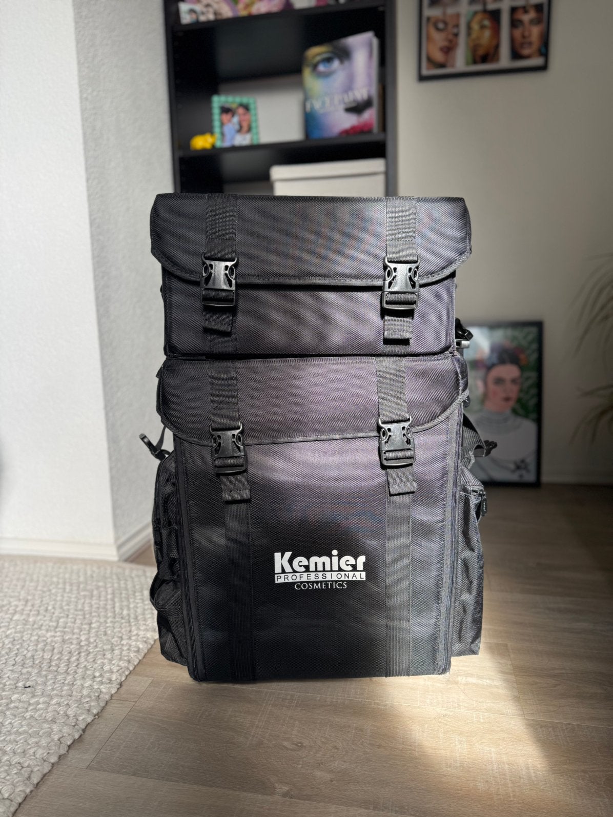 💄Makeup Trolley Case KEMIER - 4 wheels (Like New), Ophalen, Zo goed als nieuw, Hard kunststof, Minder dan 50 cm