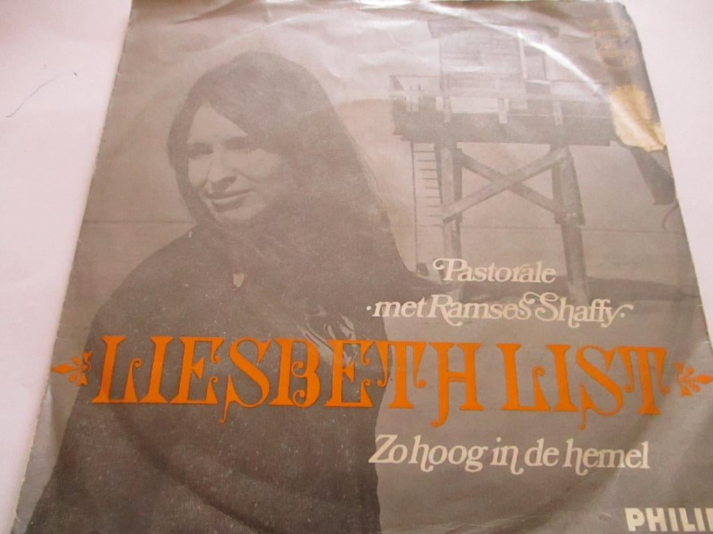 Liesbeth List (met Ramses) _Pastorale / Zo hoog in de hemel, Cd's en Dvd's, Vinyl Singles, Fotohoes, Ophalen of Verzenden, Gebruikt