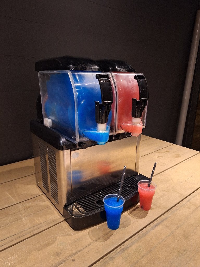 te huur: slush machine 2x5 liter, Ophalen, Zo goed als nieuw, Overige