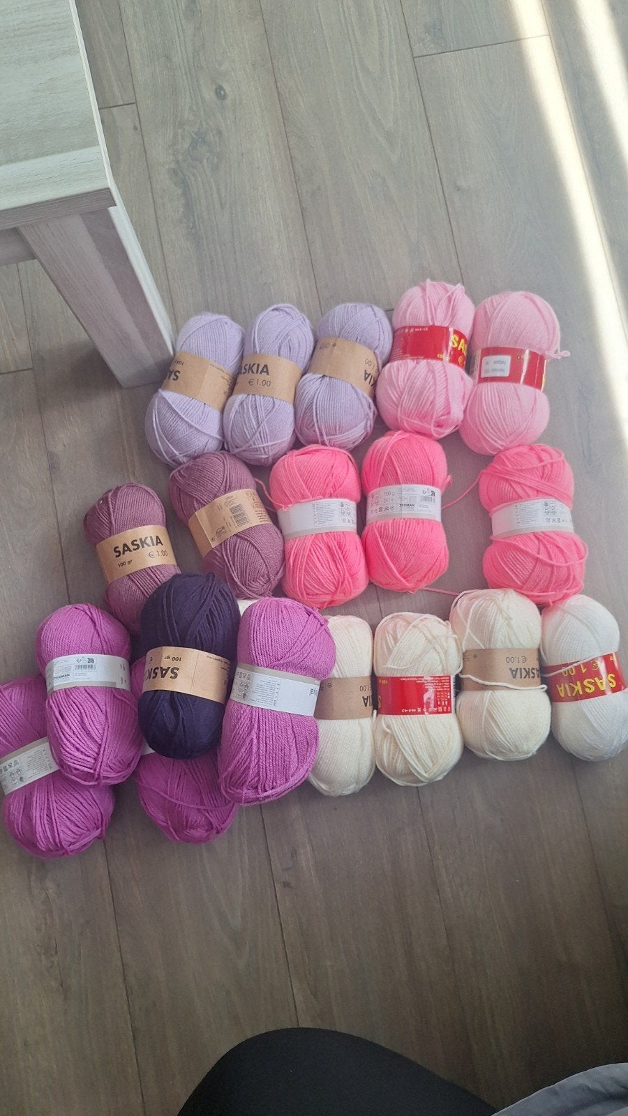 Grote partij Zeeman Saskia wol - diverse kleuren, Ophalen of Verzenden, Nieuw, Breien of Haken, Wol of Garen