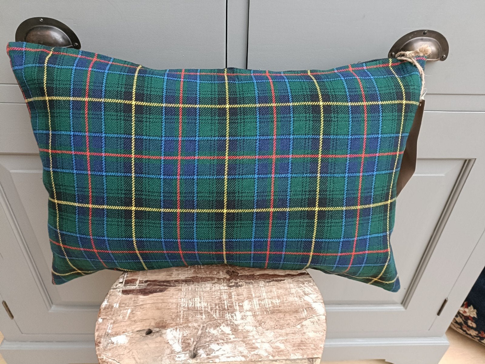 Wollen Engelse tartan kussen, Overige merken, Overige kleuren, Nieuw, Ophalen of Verzenden
