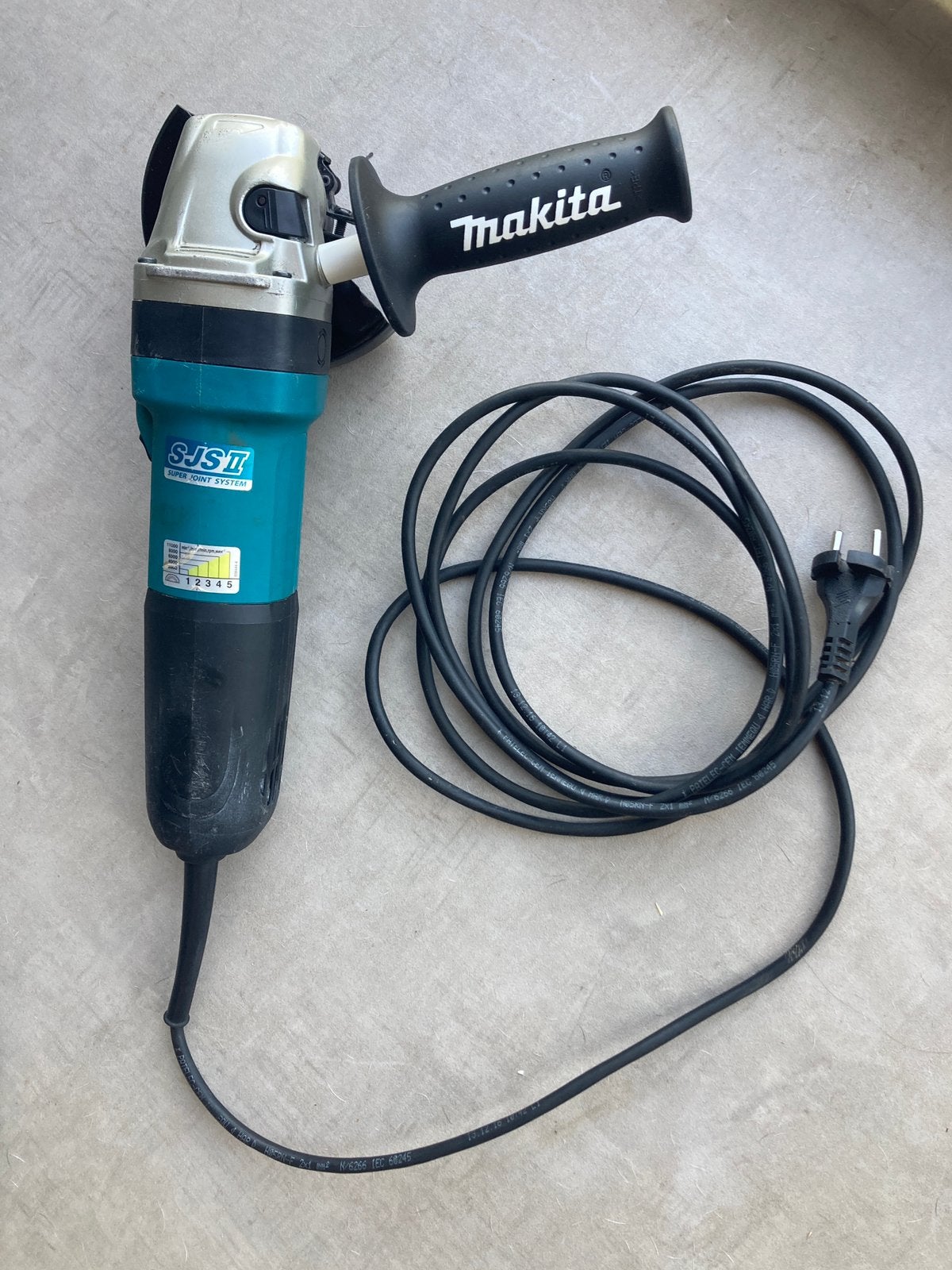 125mm Haakse Slijper Makita GA5041C01 230V SJS II, Ophalen, Gebruikt, 1000 watt of meer, Haakse handslijpmachine