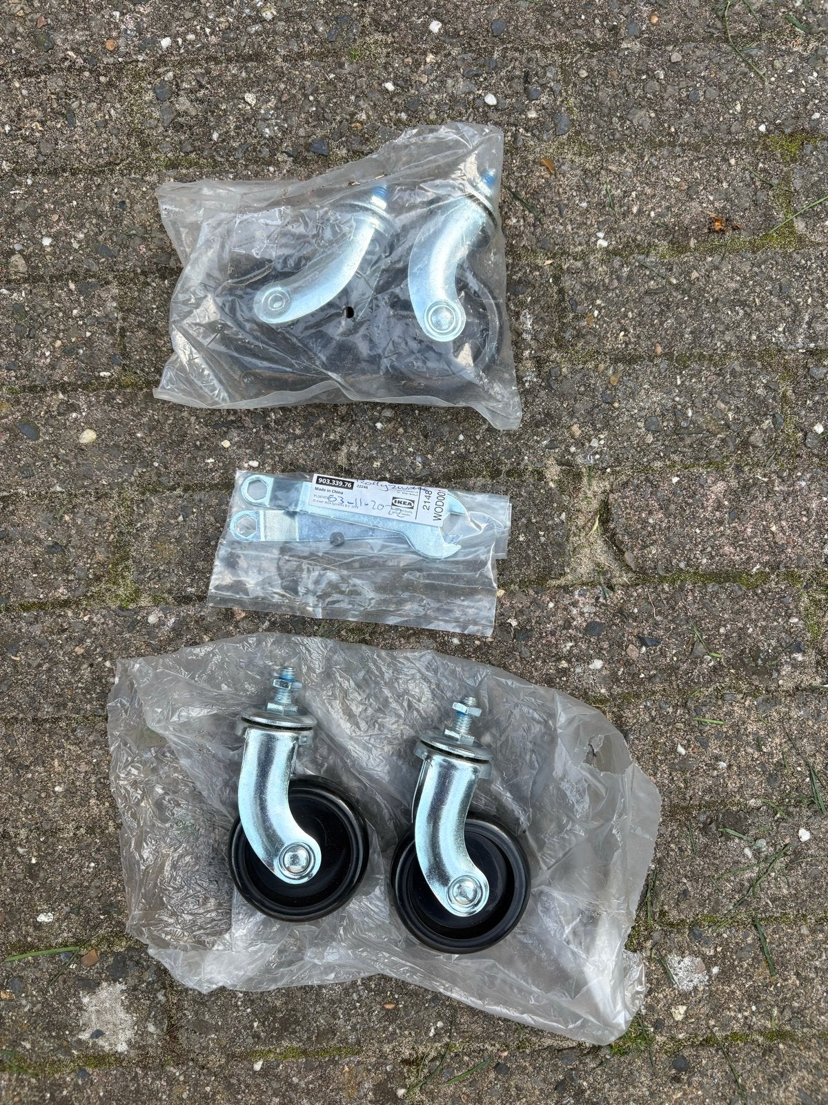 Zwenkwielen (4 stuks), Ophalen of Verzenden, Nieuw