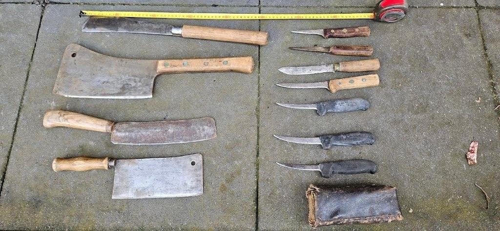 slagers hakbijl slachtmessen  hakmes Herder Solingen, Ophalen of Verzenden