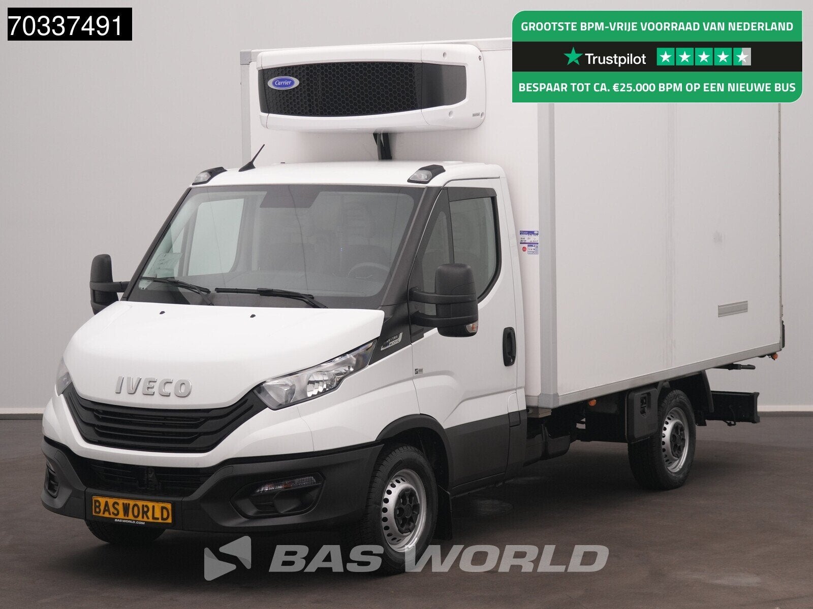 Iveco Daily 35S16 Automaat Koel/Vrieswagen Carrier Xarios 5, Auto's, Automaat, Stof, Gebruikt, Euro 6
