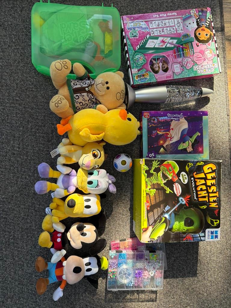 Grote Speelgoedbundel: Knuffels, Spellen en Creatief Speelgo, Ophalen of Verzenden, Gebruikt, Jongen of Meisje