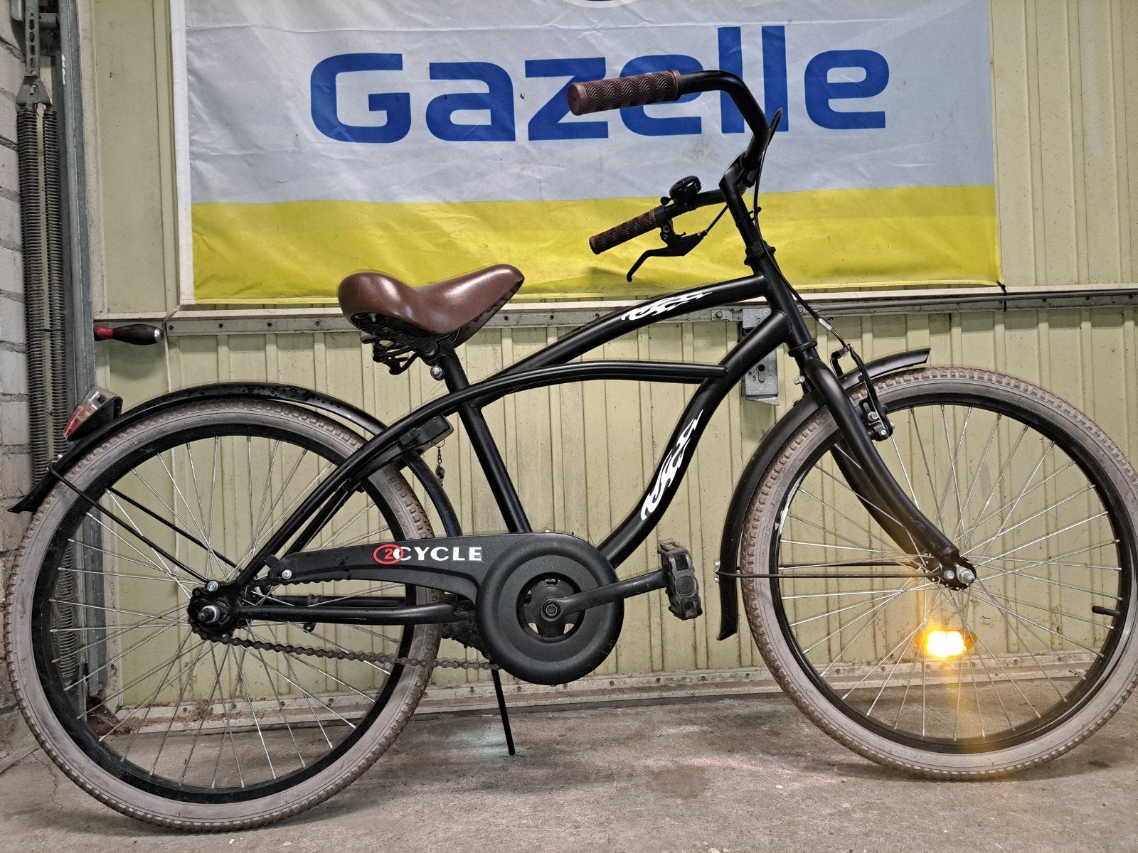 Jongensfiets 24 inch met terugtraprem, Ophalen of Verzenden, Gebruikt, Terugtraprem, 24 inch