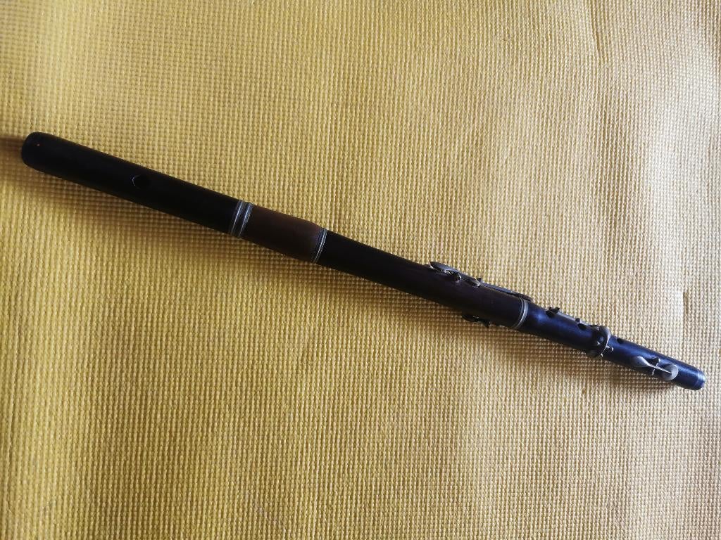 German Nach Meyer 6-Key fluit  (instrument 2), Ophalen, Gebruikt, Dwarsfluit