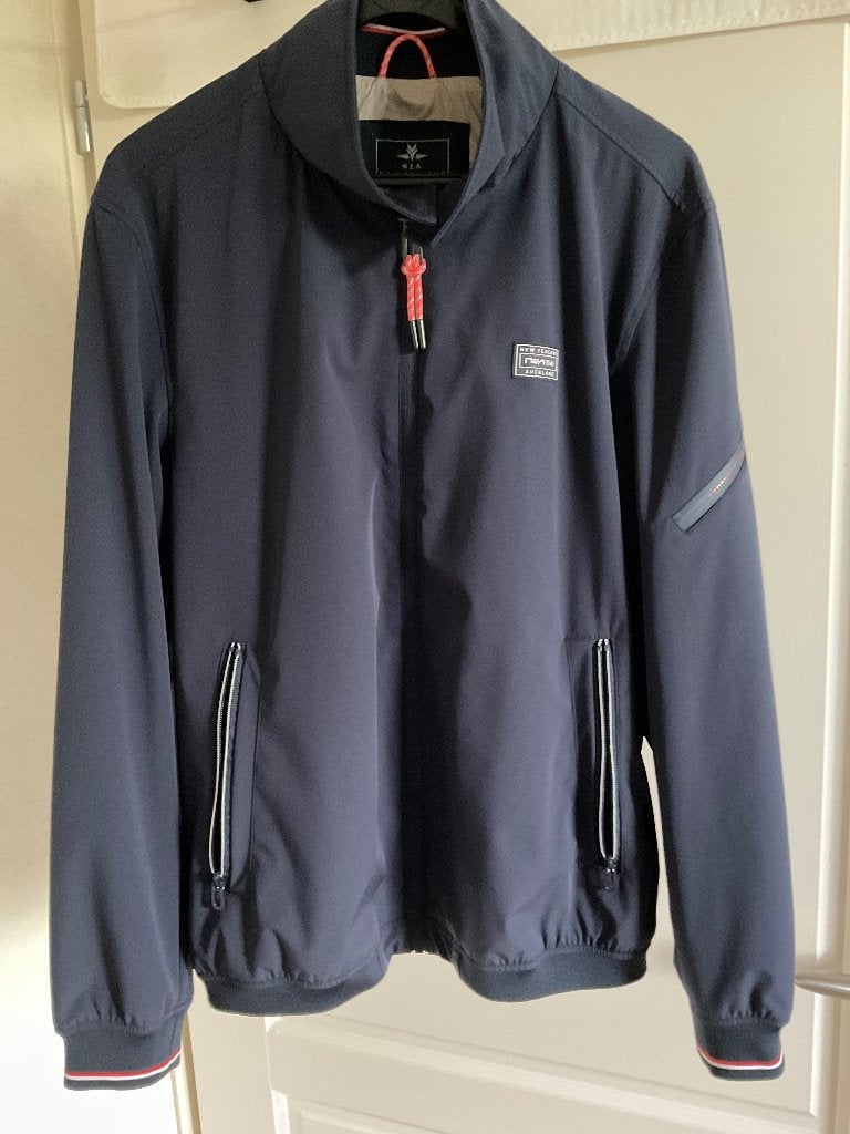 NZA New Zealand Auckland heren zomerjas, Ophalen, Zo goed als nieuw, Maat 52/54 (L), Blauw
