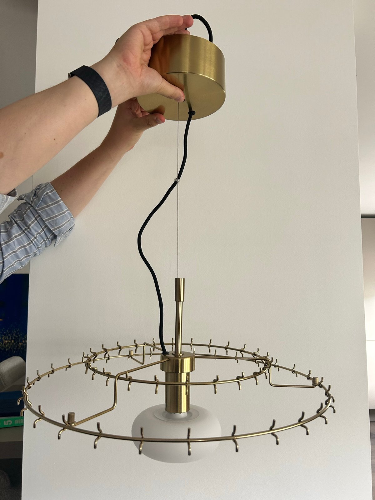 IKEA hanglamp/kroonluchter Stockholm 2025, Huis en Inrichting, Lampen | Hanglampen, Ophalen, Zo goed als nieuw, E27 (groot)