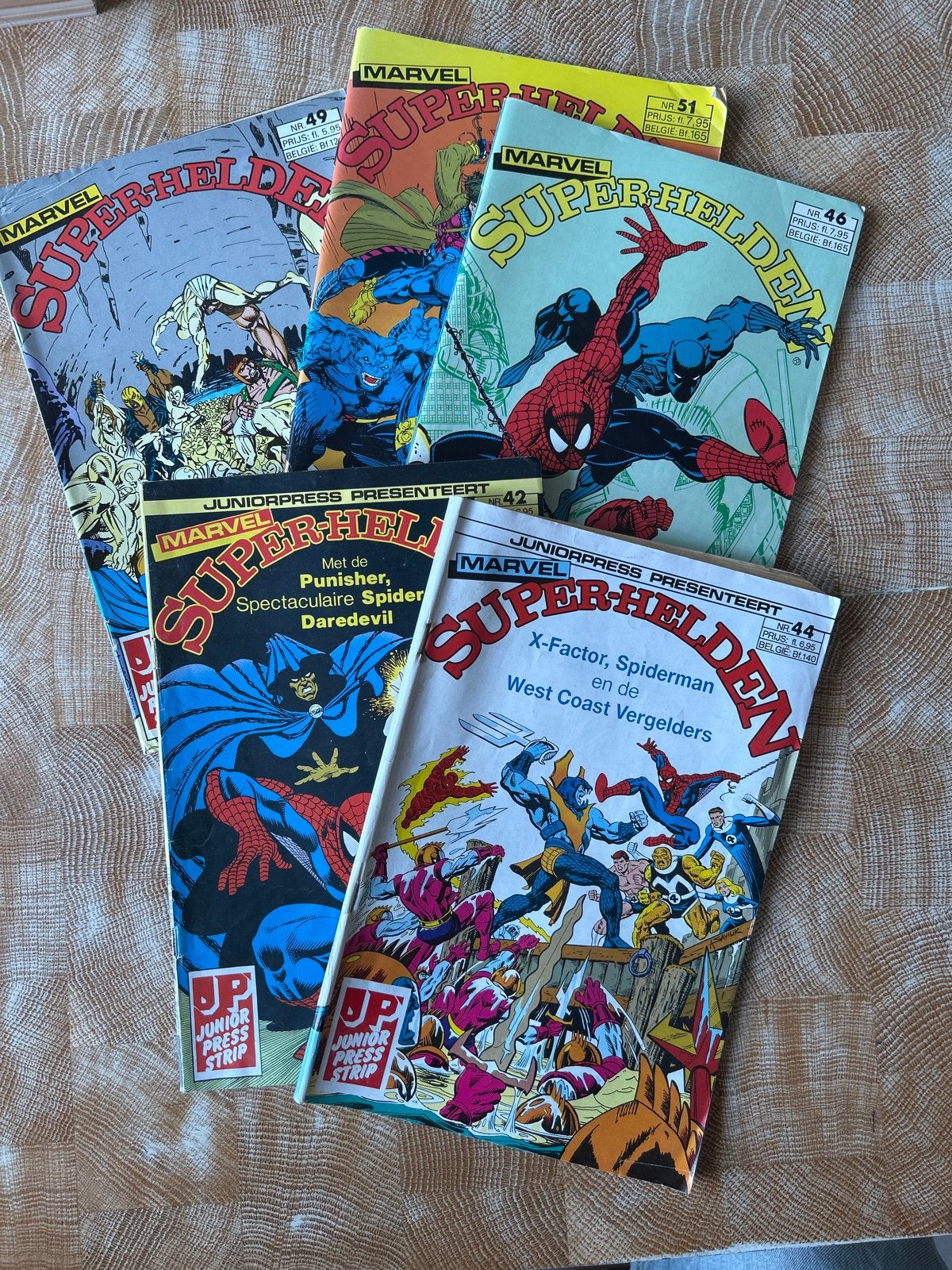 Marvel Superhelden presenteert, 5 comics, Boeken, Strips | Comics, Meerdere comics, Ophalen of Verzenden, Gelezen, Amerika