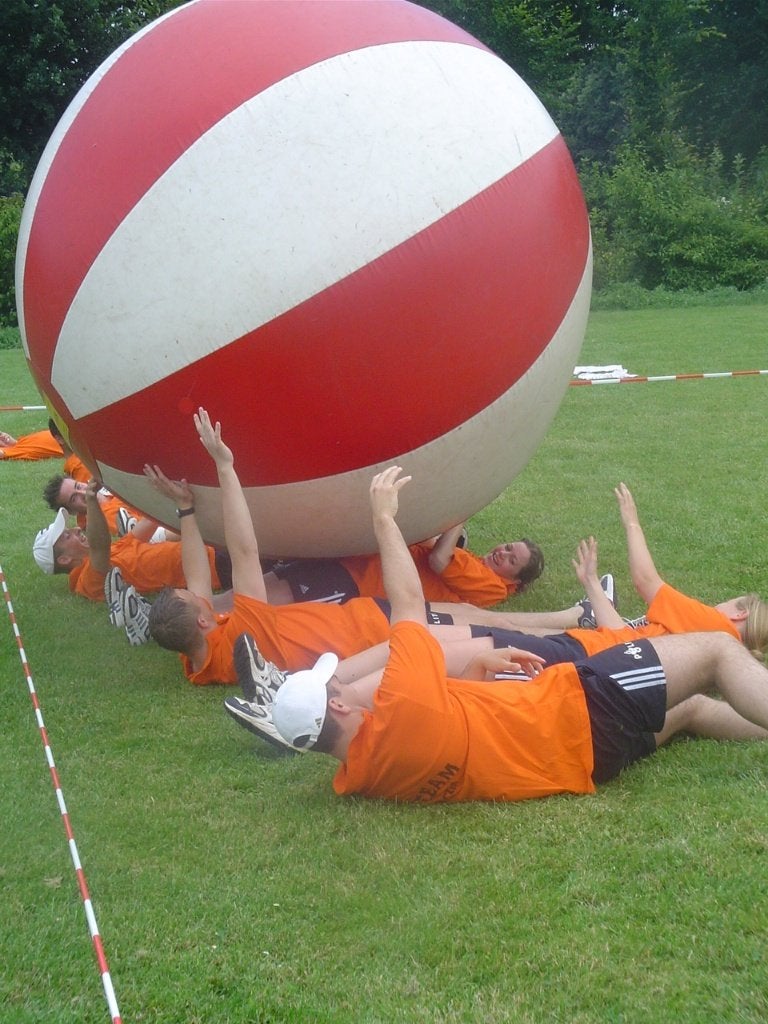 Wereldballen luchtkussen spel/activiteit, Ophalen of Verzenden, Gebruikt