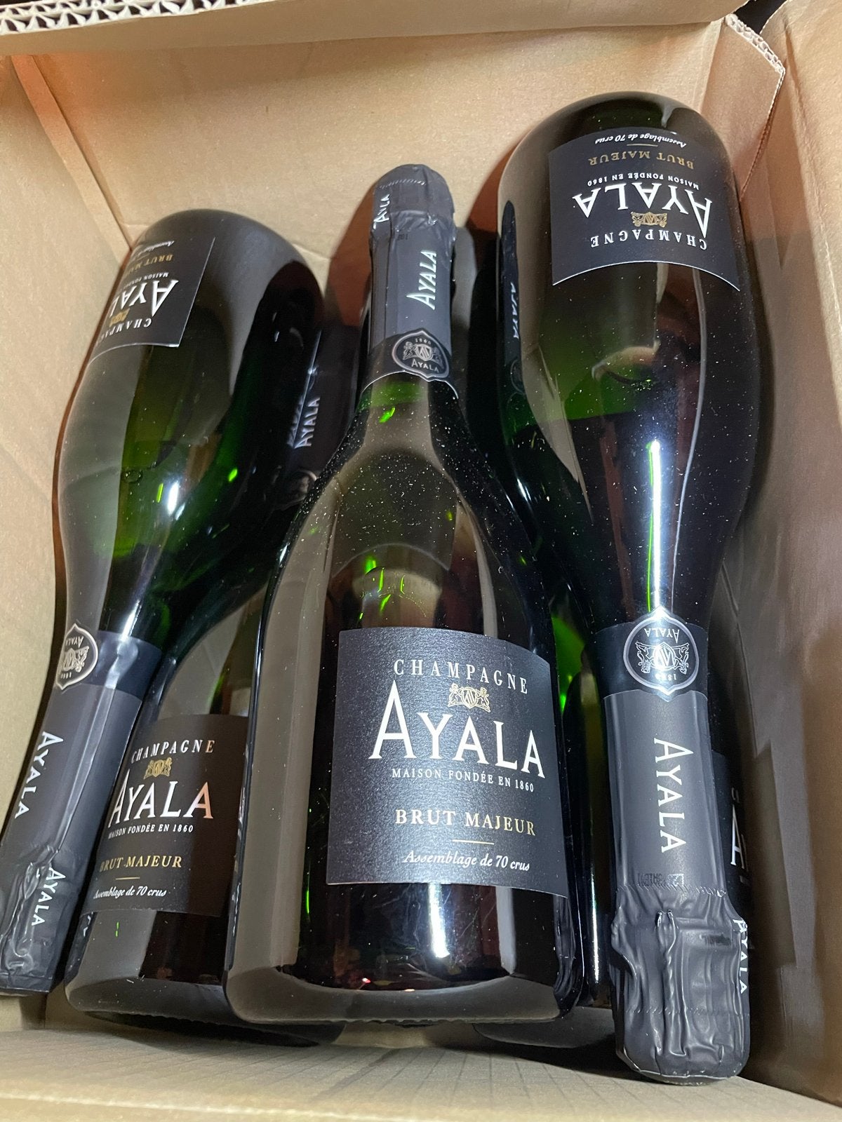Ayala Brut Majeur Champagne - Set van 6 flessen, Ophalen of Verzenden, Nieuw, Frankrijk, Champagne