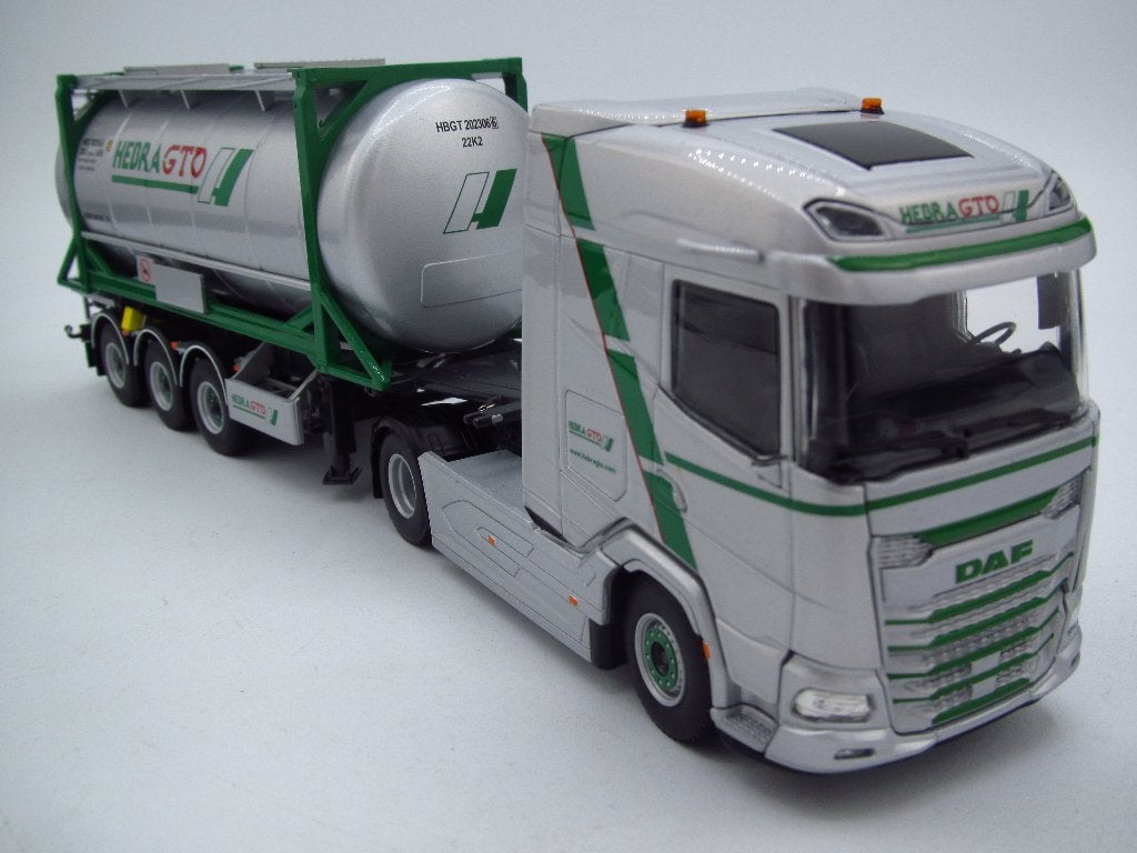 WSI - DAF XG miniatuur '' Hebra GTO Rotterdam '' 1:50, Ophalen of Verzenden, Zo goed als nieuw, Bus of Vrachtwagen, Wsi
