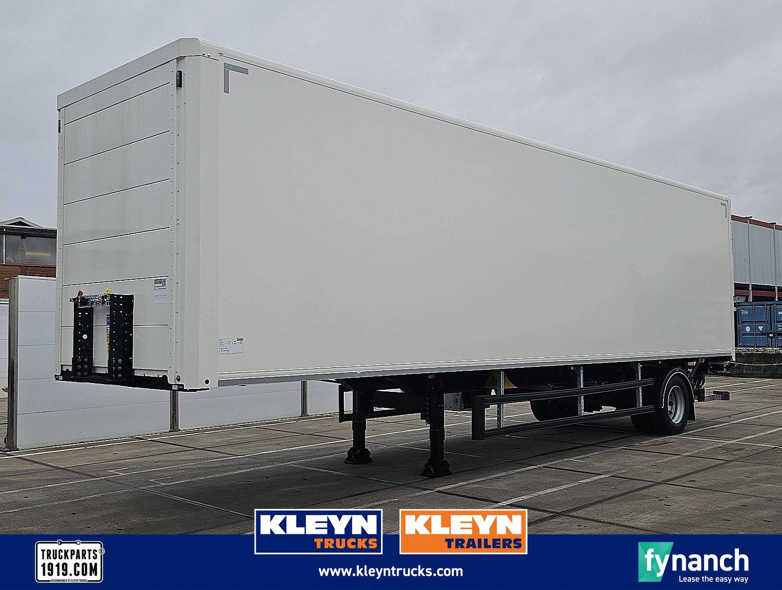 KLEYN TRAILERS TFSH 09 KOFFER city laadklep hh vlr, Auto's, Overige kleuren, Bedrijf, Geïmporteerd, Aanhangers en Opleggers