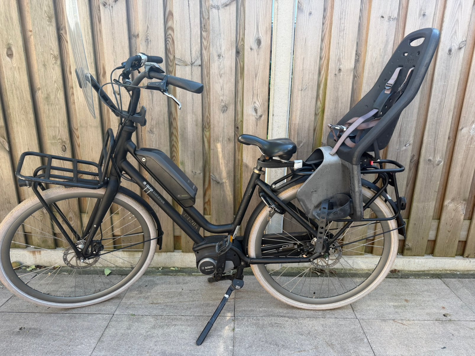 Batavus quip e-cargo elektrisch moederfiets 1500km!! Frame49, Gebruikt, Batavus, Ophalen of Verzenden, 47 tot 51 cm