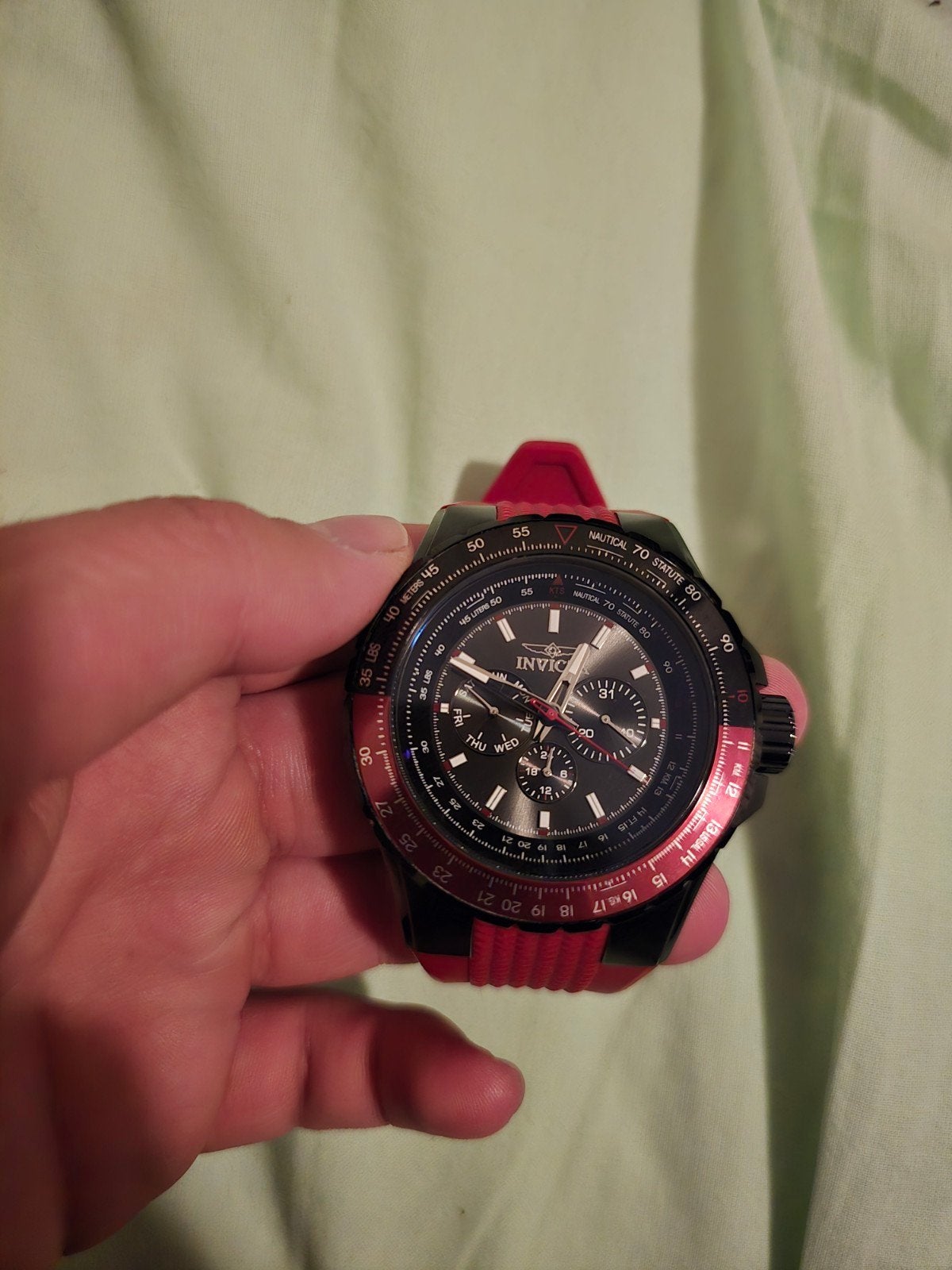 invicta avaitor NIEUW, Ophalen of Verzenden, Nieuw, Rood, Jongen