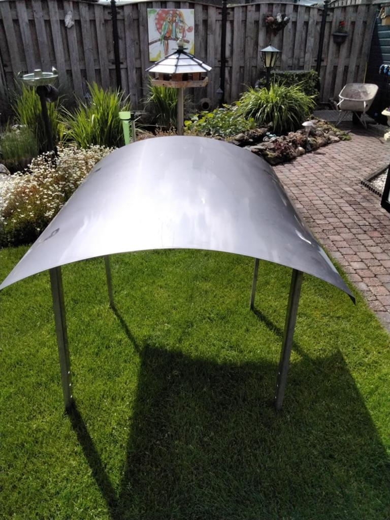 Schoorsteenkap RVS, Ophalen, Inbouwhaard, Houthaard