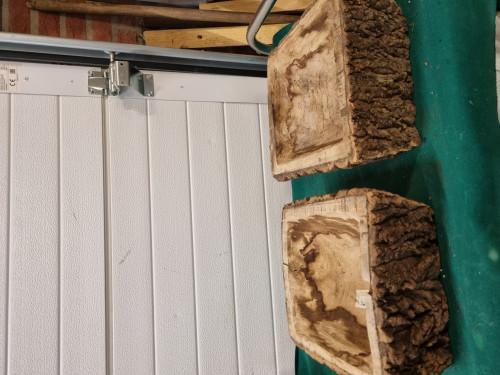 bloempot schaal van boomstam 2 stuks, Ophalen of Verzenden, 'T Olde Gre-j, Info@toldegrej.nl, Endepoelstraat 20f Didam