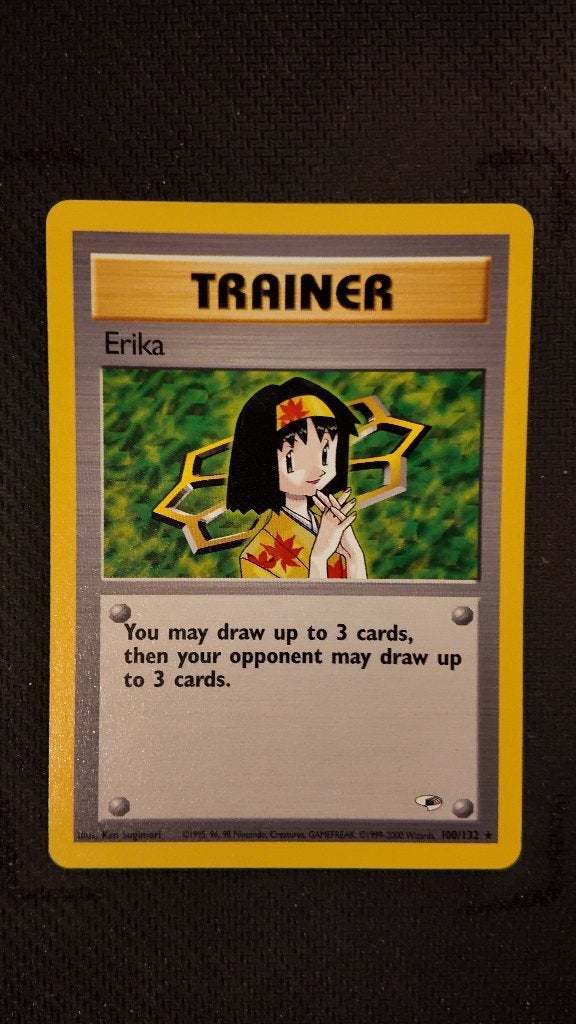 Erika 1 100 Gym Heroes | Pokemon kaart, Ophalen, Zo goed als nieuw, Losse kaart
