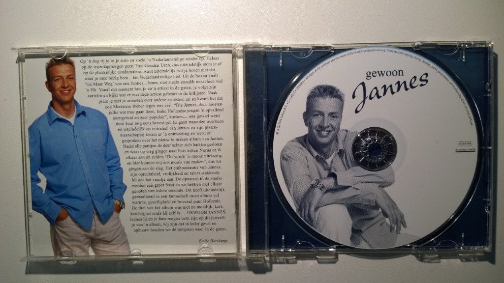 Jannes - Gewoon Jannes, Ophalen of Verzenden, Zo goed als nieuw, Levenslied of Smartlap, Album