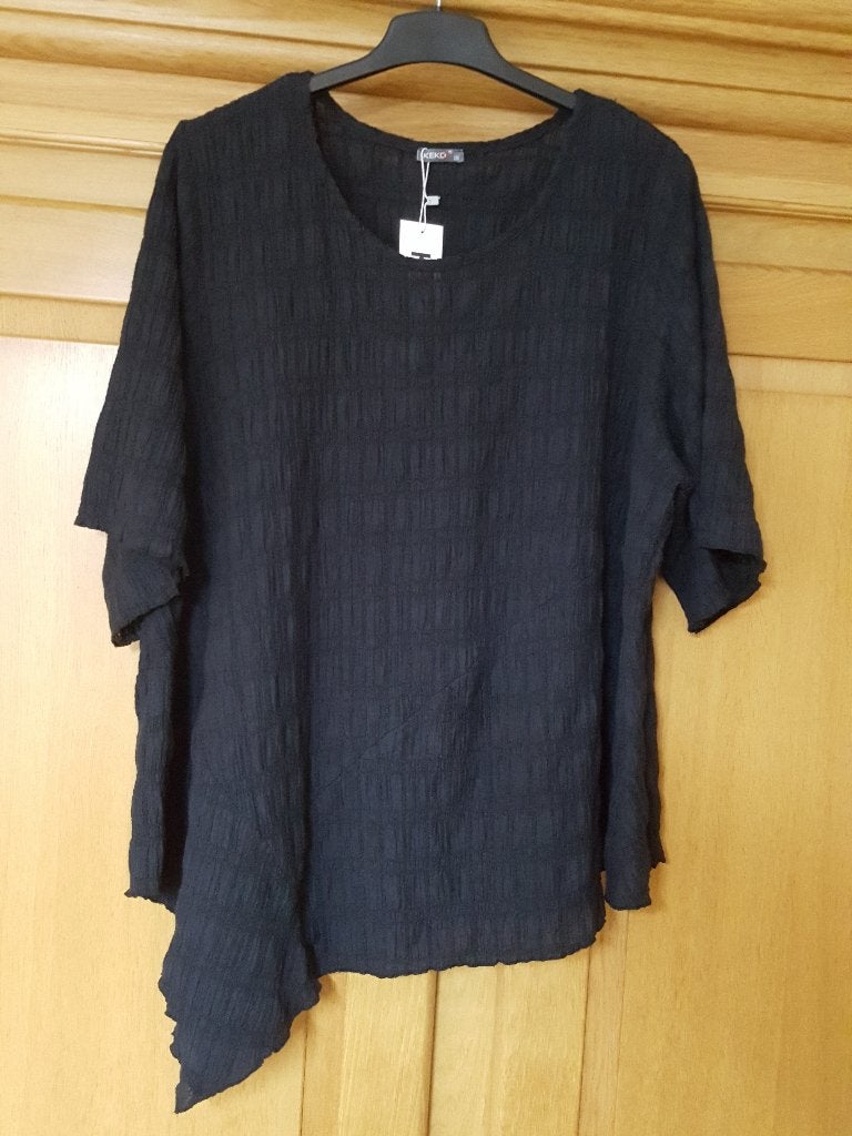 Kekoo tuniek 3 met kaartje incl verzend, Verzenden, Zwart, Maat 46/48 (XL) of groter, Nieuw