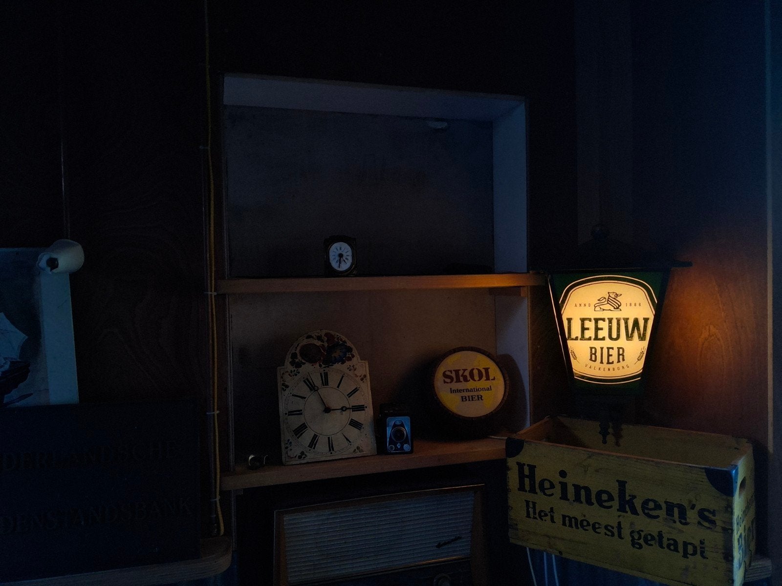 Leeuw Bier Lamp set van twee, Ophalen