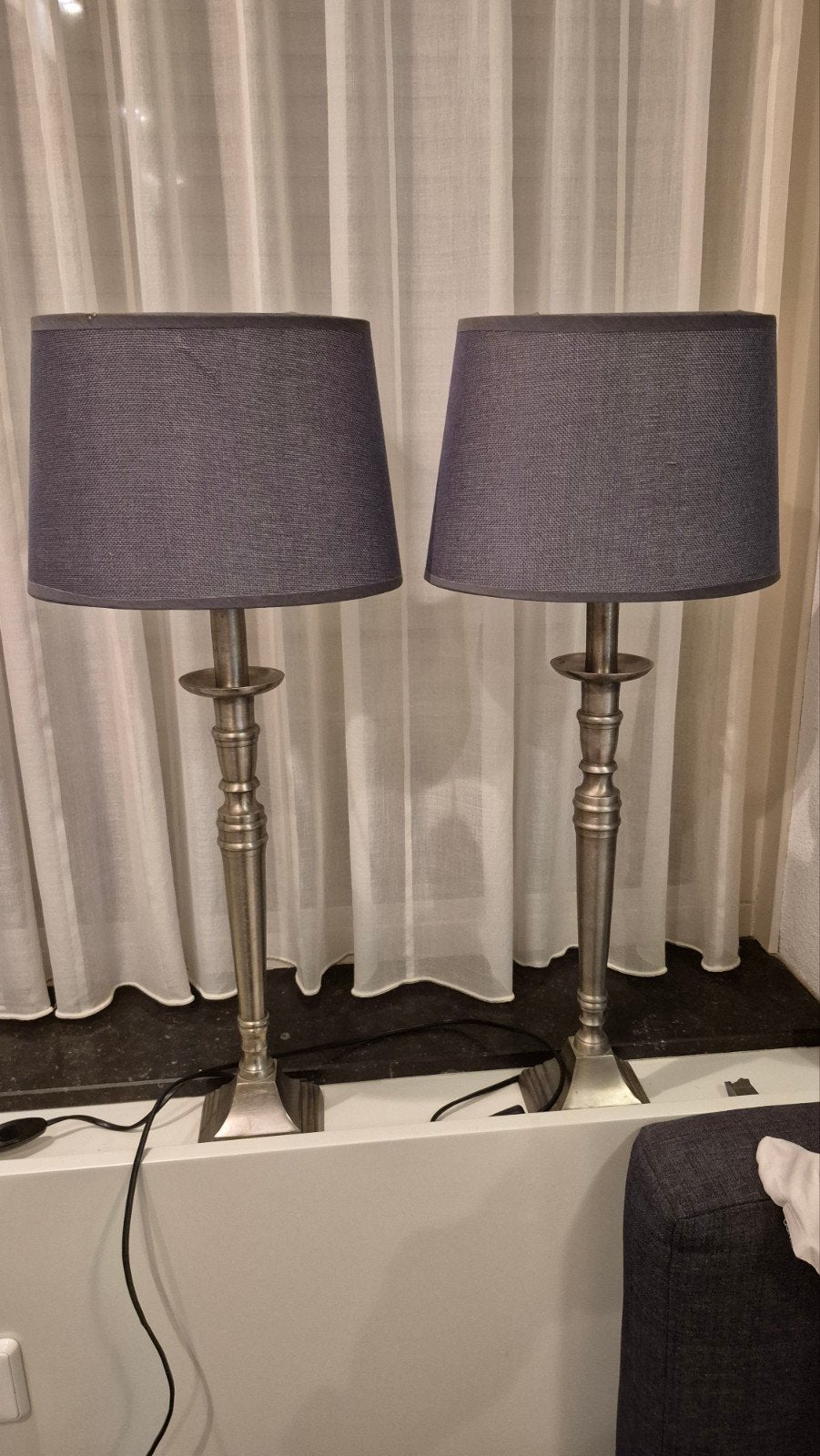 Diverse tafel- en wandlampen - complete set, Ophalen, Glas, Gebruikt, Meerkleurig