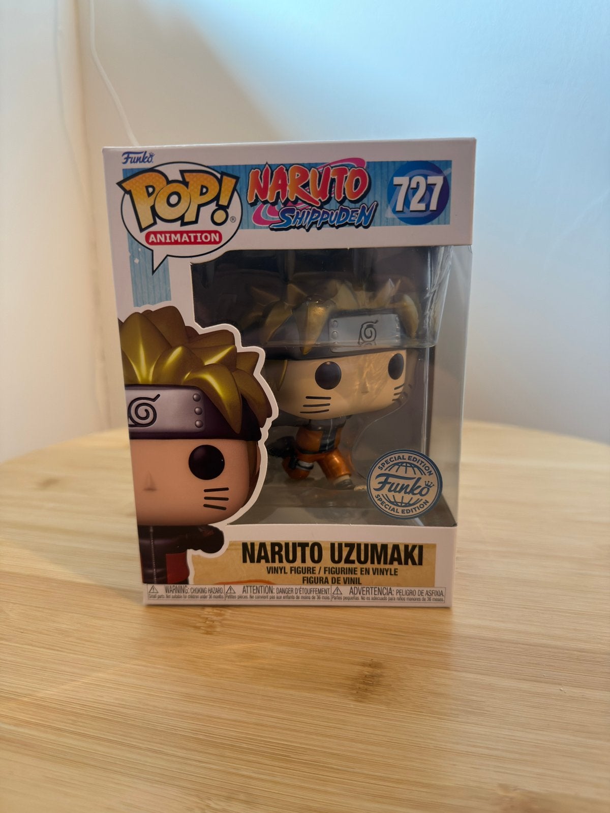 Funko Pop! Naruto Uzumaki 727 special edition, Ophalen of Verzenden, Zo goed als nieuw