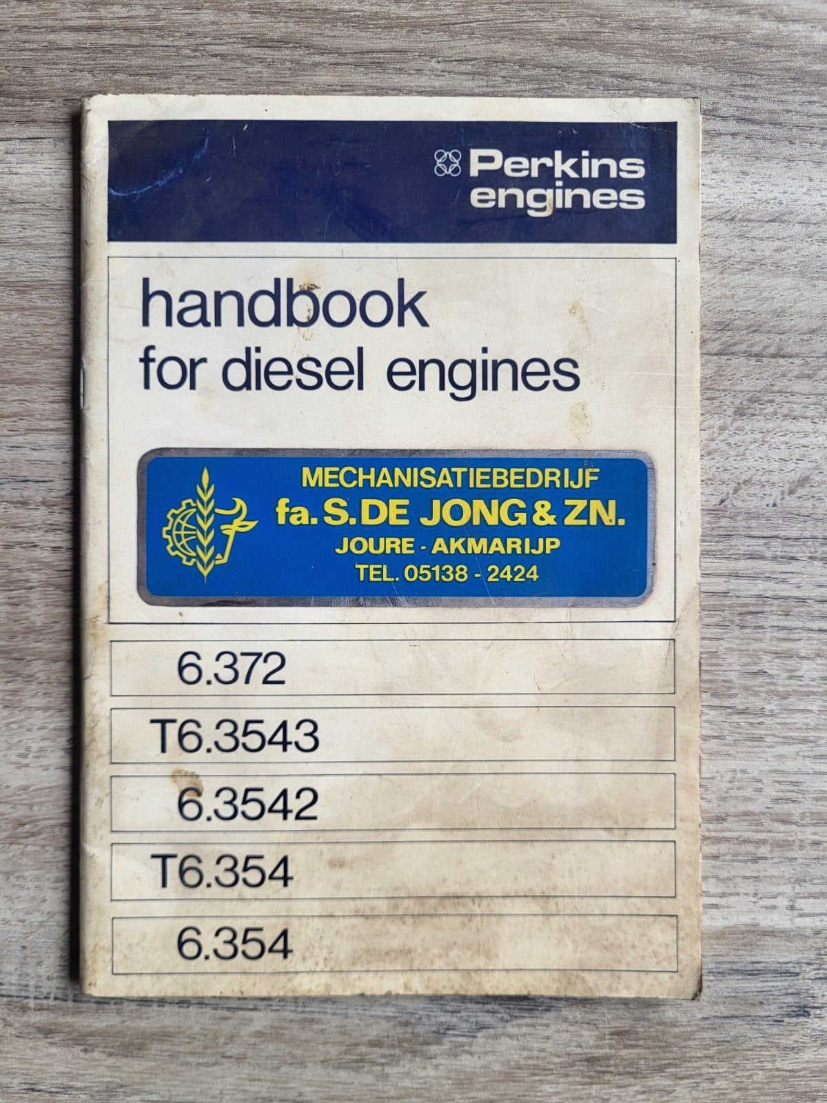 Perkins diesel engines handboek, Ophalen of Verzenden