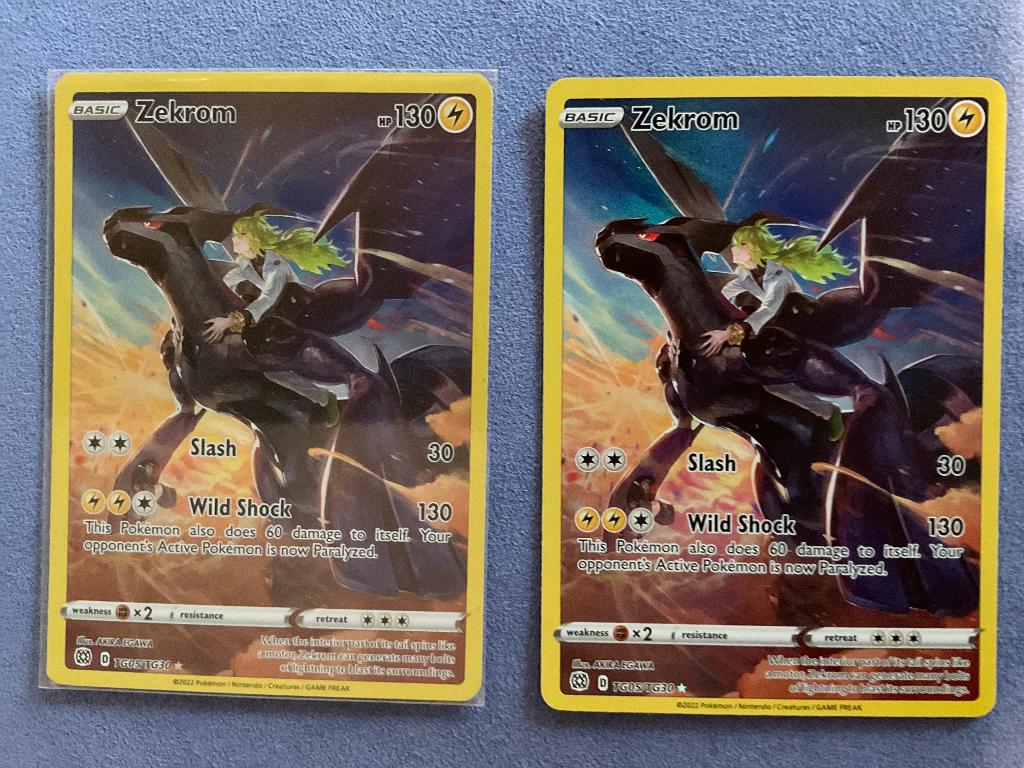 Zekrom tg 05/ tg 30 full art Pokemon kaart, Ophalen of Verzenden, Zo goed als nieuw