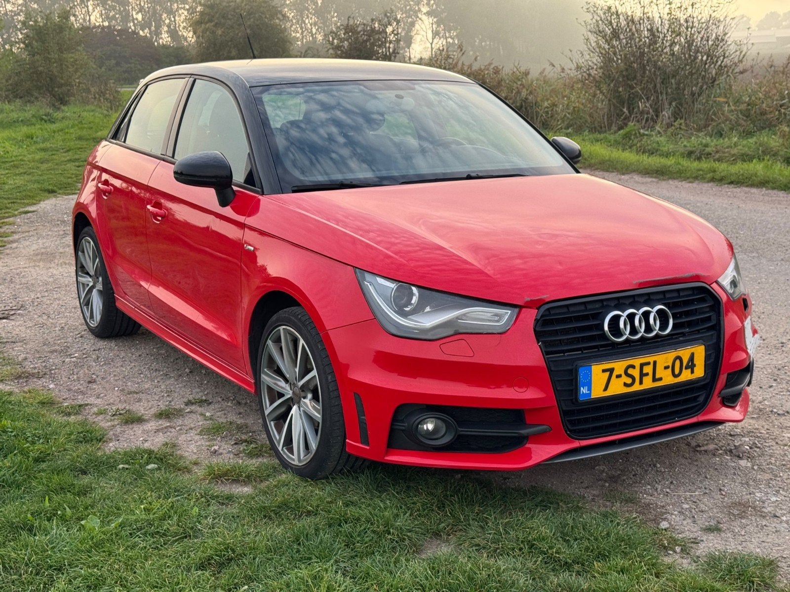 Te koop Audi A1 S line, Auto's, Voorwielaandrijving, 4 cilinders, Origineel Nederlands, Handgeschakeld