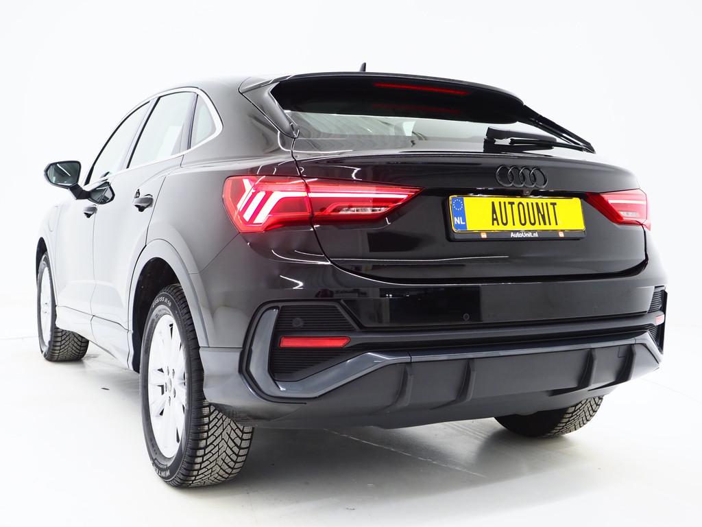 Audi Q3 Sportback 45 TFSI e Edition | Leder | Camera | Adapt, Gebruikt, Zwart, LED verlichting, Hybride Elektrisch/Benzine