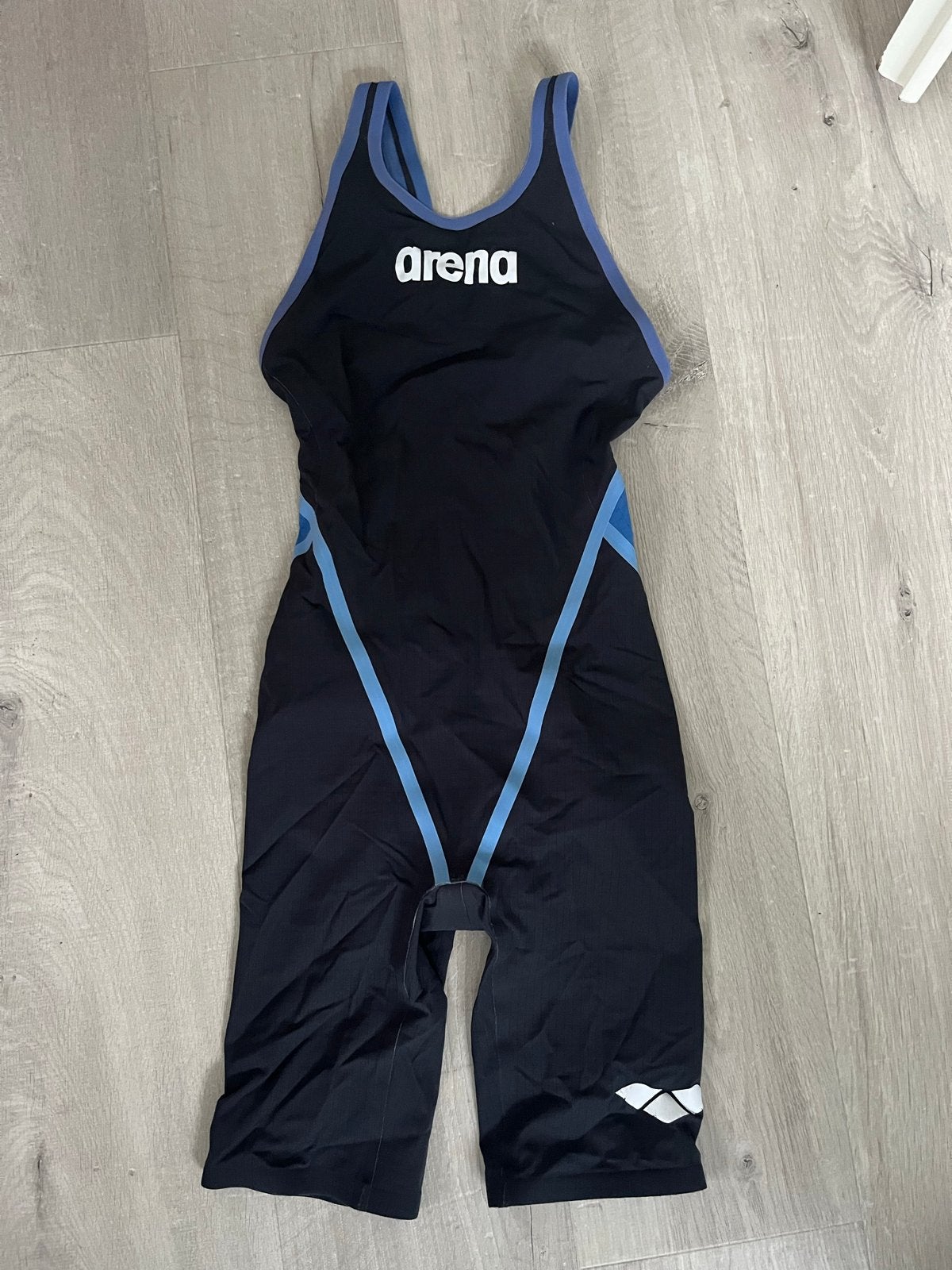 Arena Powerskin Carbon Core FX Badpak - Zwart/Blauw, Ophalen of Verzenden, Zo goed als nieuw, Zwart, Badpak