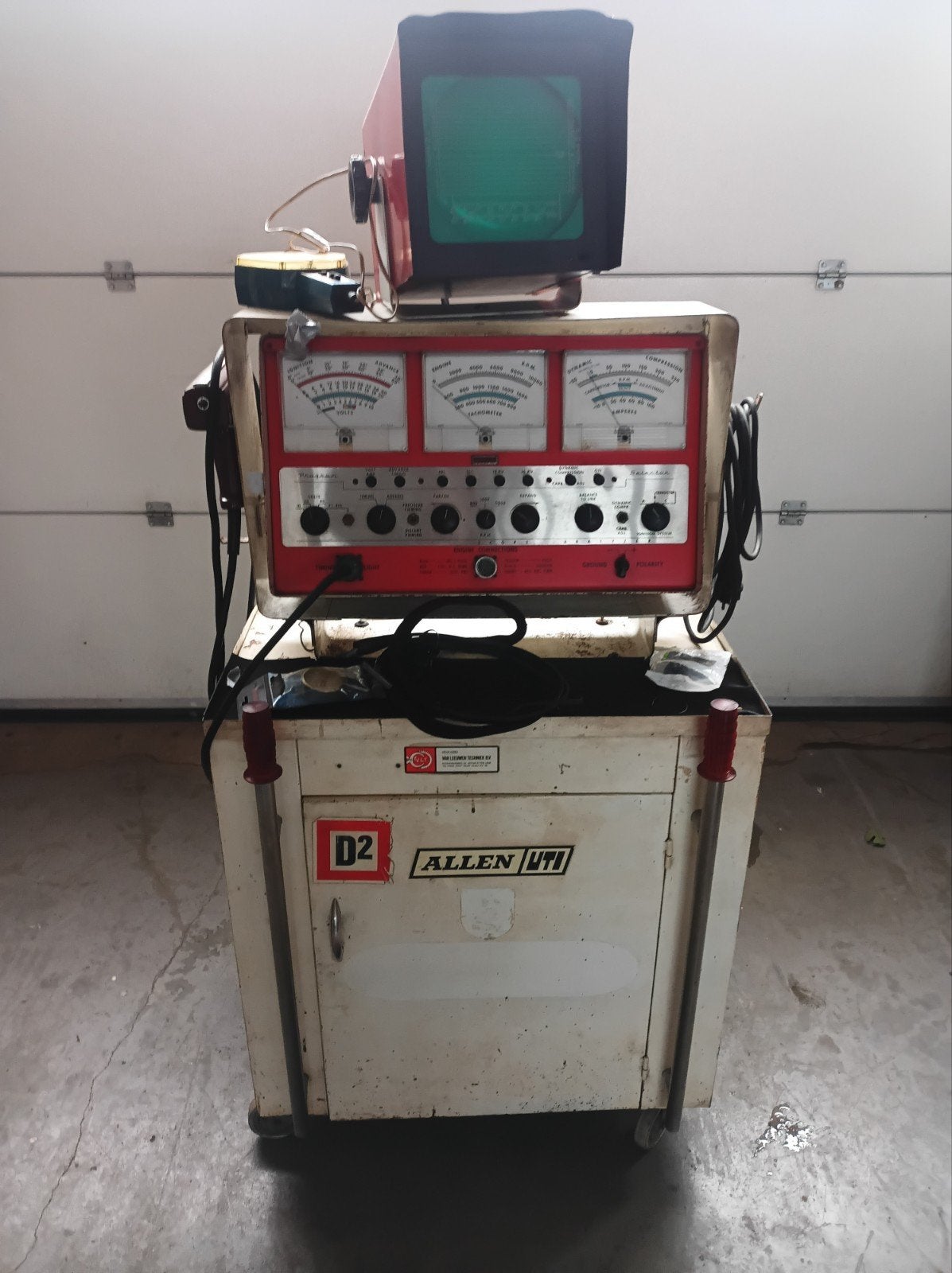Testkast Allen/Uti met scope toeren contacthoek, Ophalen