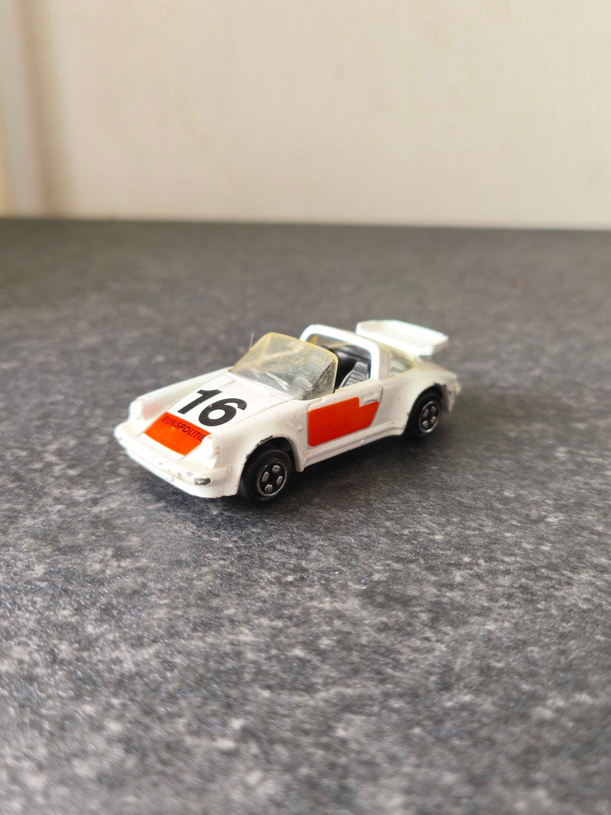 Corgi Porsche 911 Targa Rijkspolitie politiewagen, Ophalen of Verzenden, Gebruikt, Auto