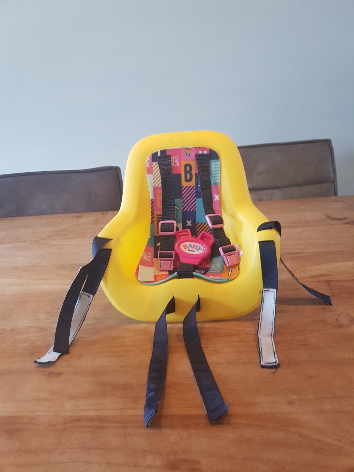 Baby Born fietsstoeltje, is nog mooi!, Ophalen of Verzenden, Zo goed als nieuw, Babypop